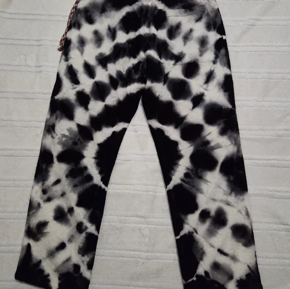 THE ELDER STATESMAN - Tie-Dyed Organic Cotton-Fleece Sweatpants - Blue